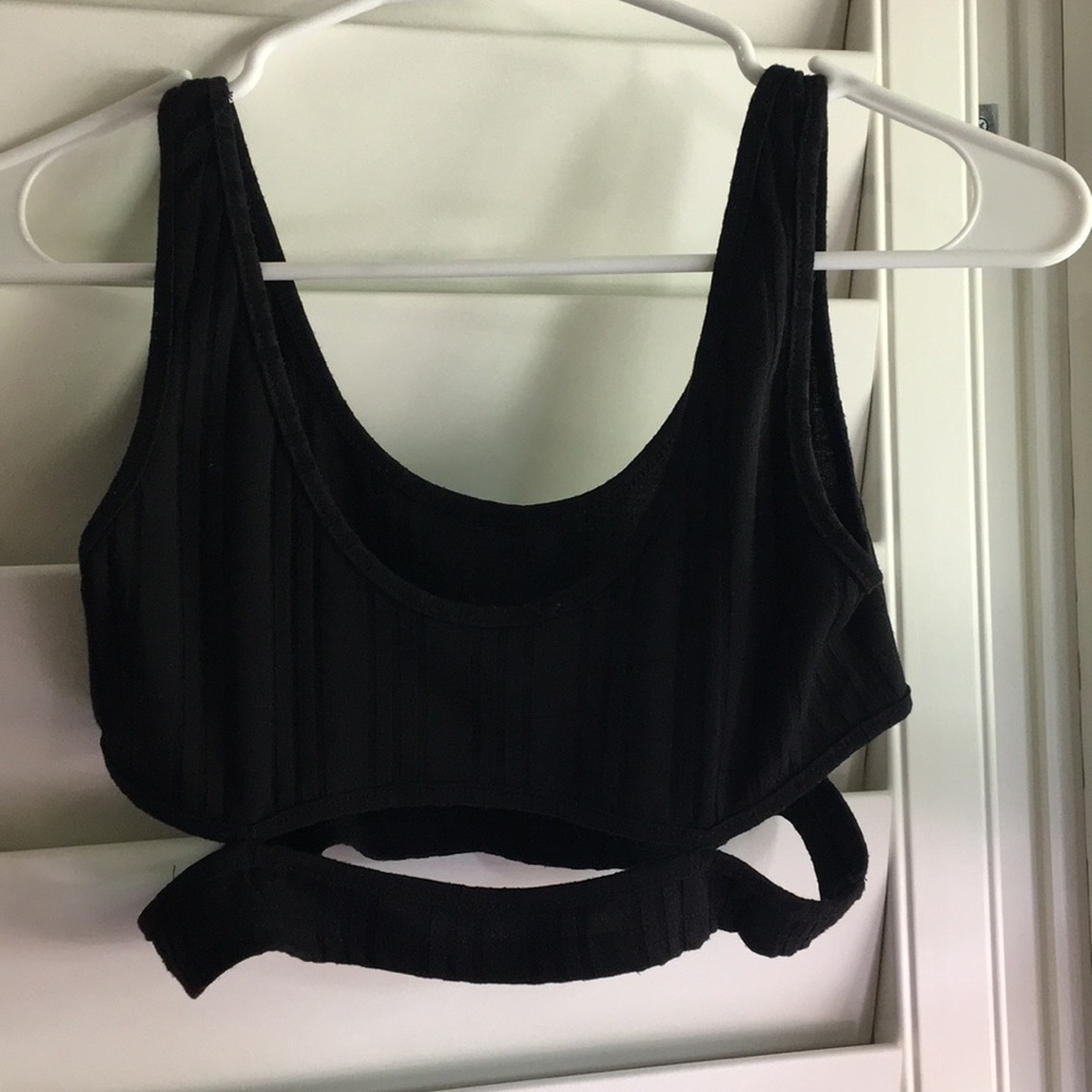 imprinted crop tank